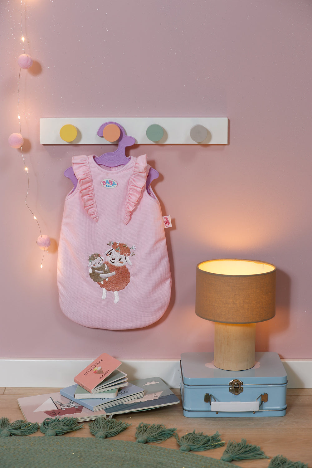 BABY born Saco de dormir Flores Saco de dormir de muñeca