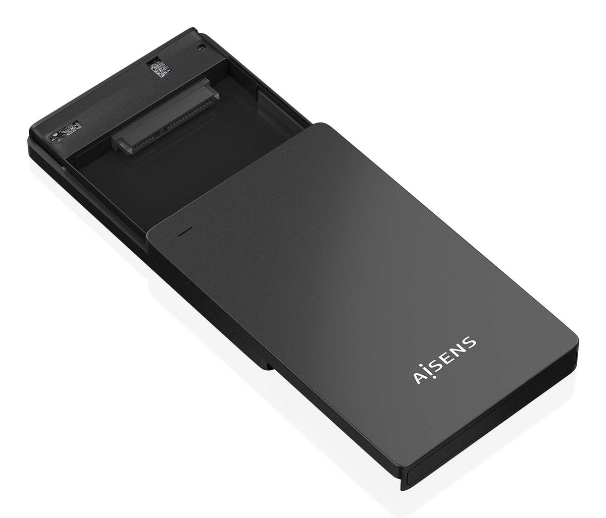 AISENS ASE-2542B caja para disco duro externo Caja de disco duro (HDD) Negro 2.5" (4)