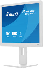 iiyama ProLite B1980S-W1 pantalla para PC 48,3 cm (19") 1280 x 1024 Pixeles SVGA LED Blanco (8)