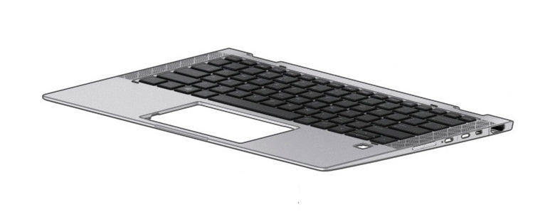 HP L70776-B71 refacción para laptop Carcasa inferior con teclado