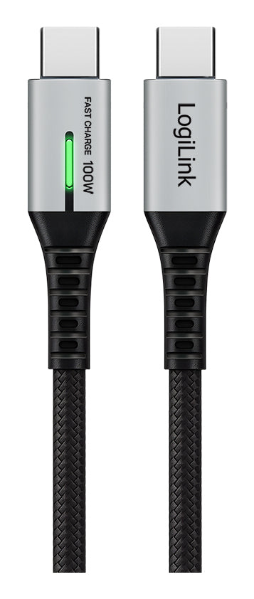 LogiLink CU0433 cable USB USB 3.2 Gen 2x2 1,5 m USB C 20 Gbit/s 100 W Negro (3)