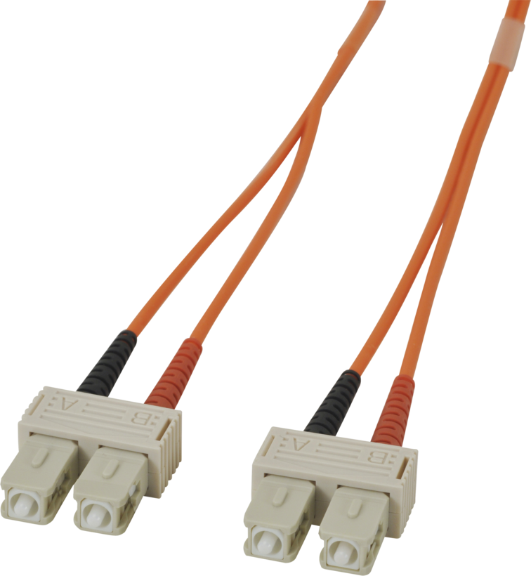 Cable patch dúplex FO SC-SC 1 m 50/125 µ (3)