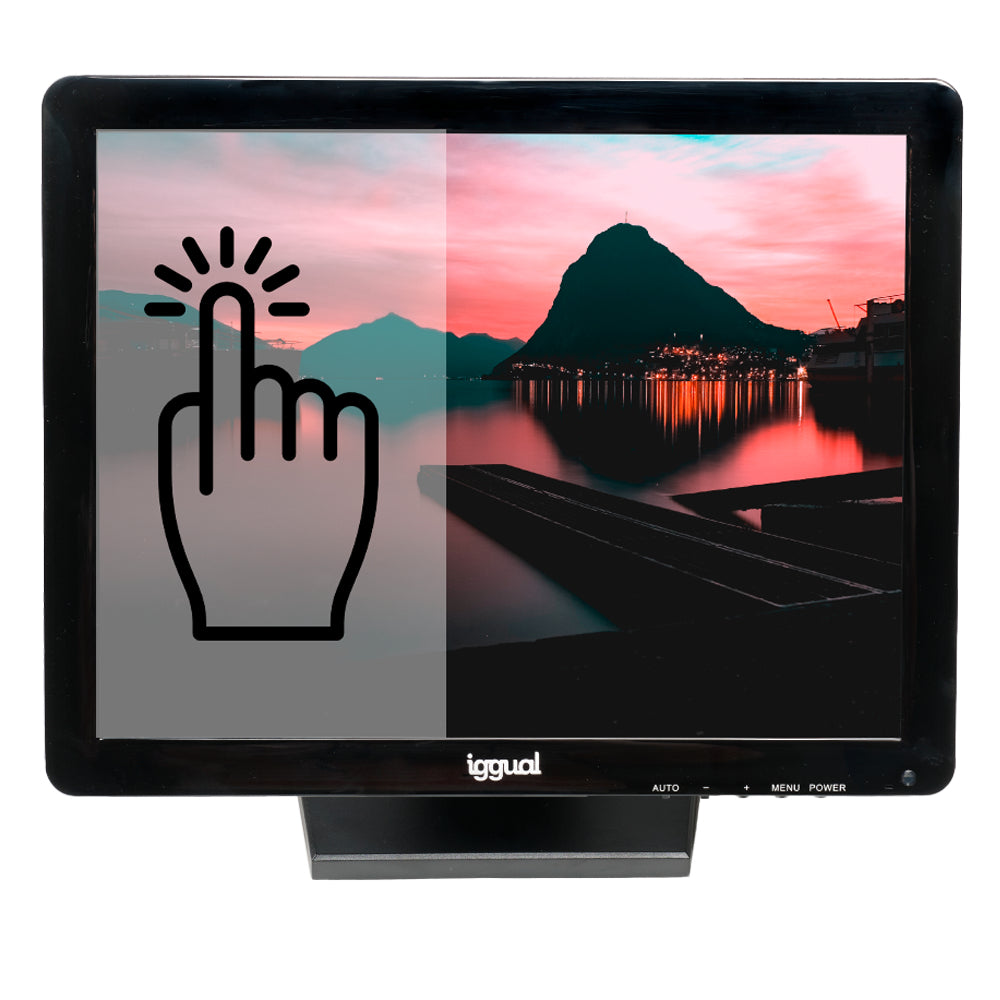 iggual IGG315743 Terminal Punto Venta (TPV) 43,2 cm (17") 1280 x 1024 Pixeles Pantalla táctil Negro