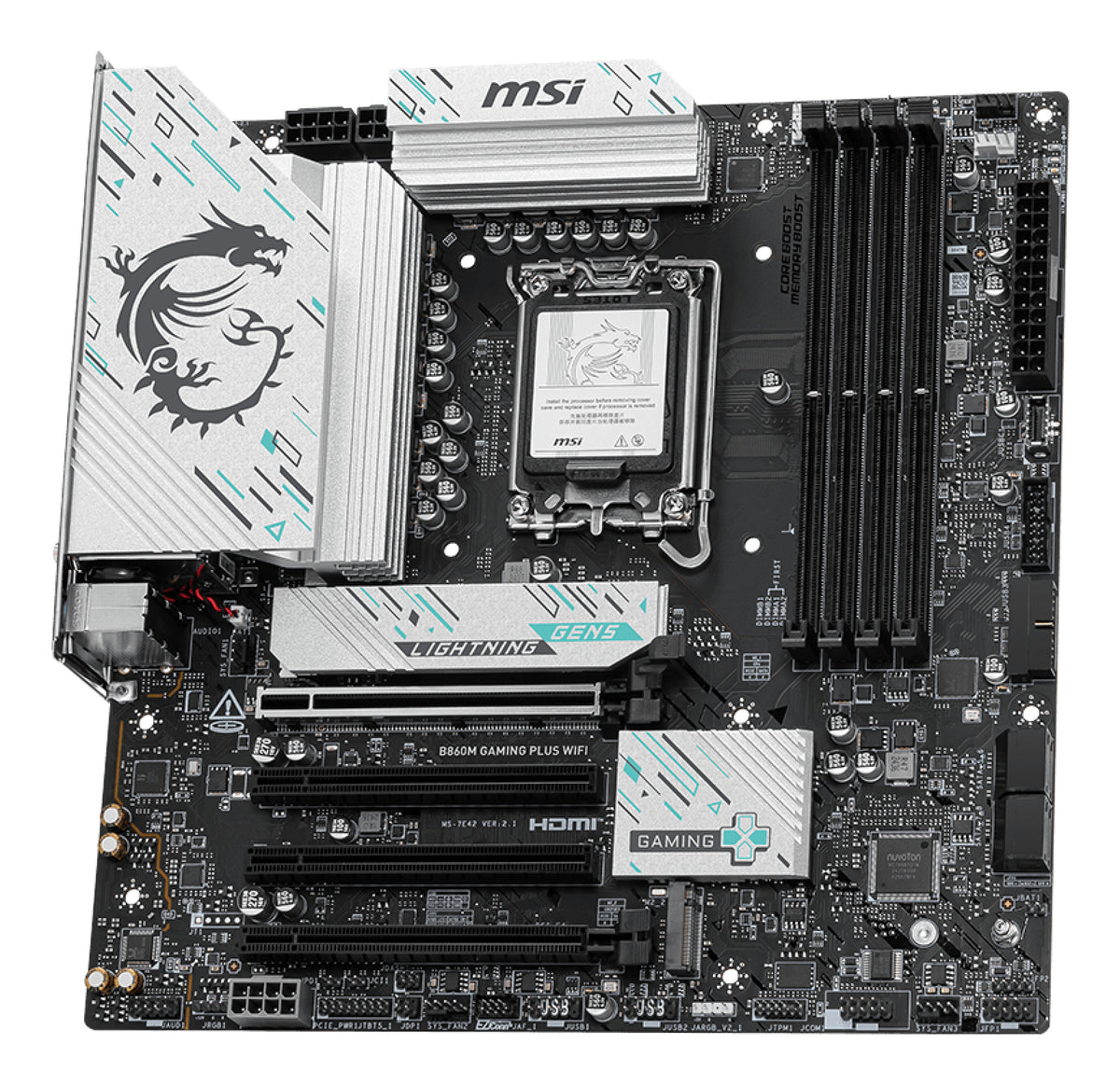 MSI B860M GAMING PLUS WIFI placa base Intel B860 LGA 1851 (Socket V1) micro ATX (4)
