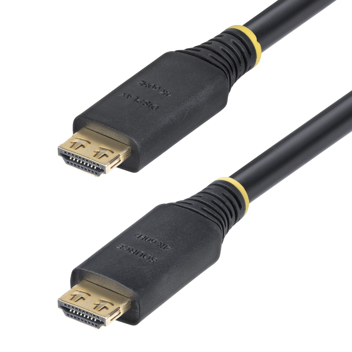 StarTech.com HDMI2-CABLE-GRIP-15M cable HDMI HDMI tipo A (Estándar) Negro (2)