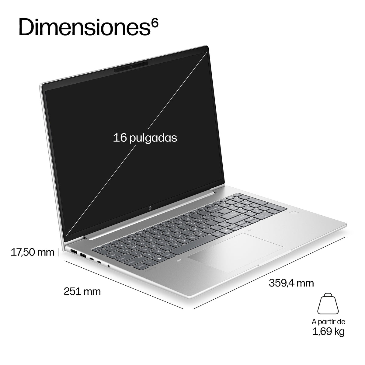 HP ProBook 4 G2i 16 C5 16/512 GB DU1C9AT#ABE
