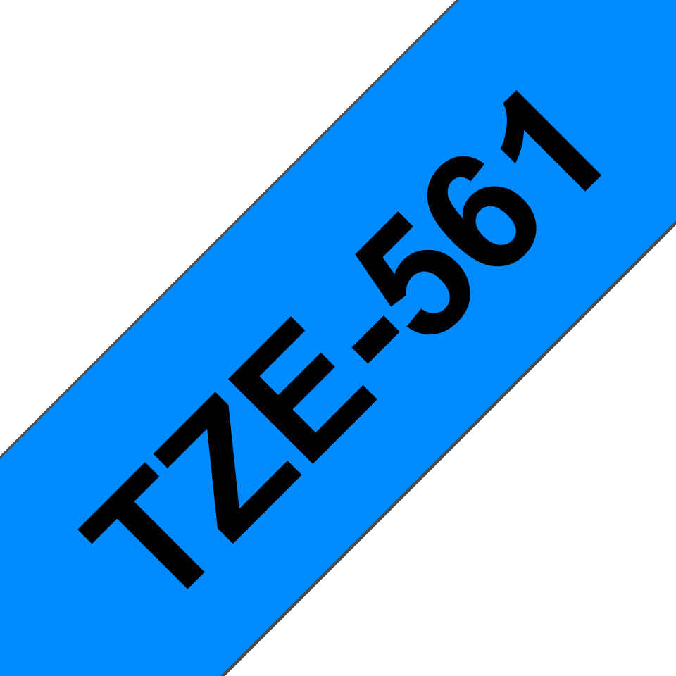 Brother TZE-561 cinta para impresora de etiquetas Negro sobre azul (2)