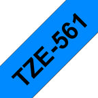 Brother TZE-561 cinta para impresora de etiquetas Negro sobre azul (2)