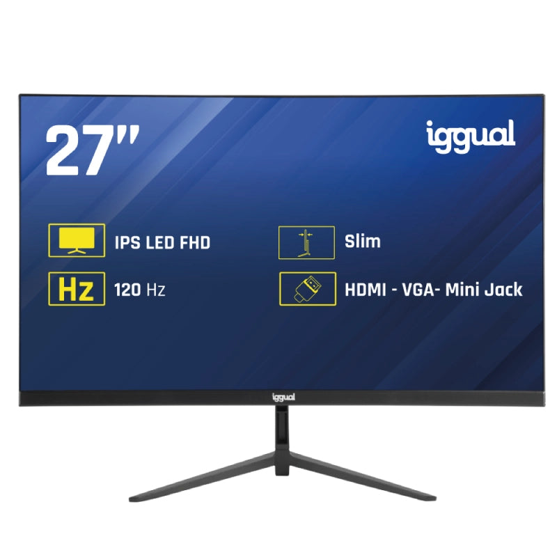 iggual ML27S pantalla para PC 68,6 cm (27") 1920 x 1080 Pixeles Full HD LED Negro