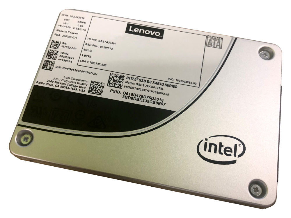 Lenovo 4XB7A13635 unidad de estado sólido 960 GB 2.5" Serial ATA III 3D TLC NAND – Reacondicionado (2)