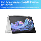 HP EliteBook X Flip G1i Next Gen AI PC Wolf Pro Security Edition Copilot+ PC Intel Core Ultra 5 226V Híbrido (2-en-1) 35,6 cm (14") Pantalla táctil WUXGA 16 GB LPDDR5x-SDRAM 512 GB SSD Wi-Fi 7 (802.11be) Windows 11 Pro Plata (9)