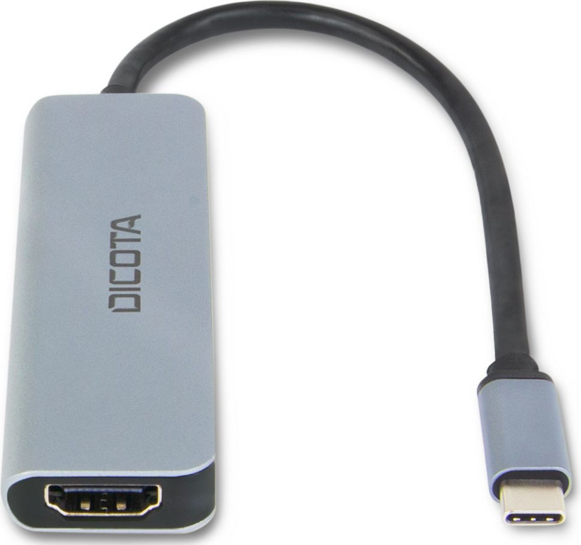 DICOTA D32061 hub de interfaz USB Type-C 10000 Mbit/s Plata (7)