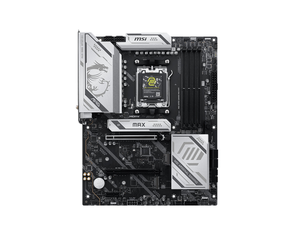 MSI MAG X870E GAMING MAX WIFI placa base AMD X870E Zócalo AM5 ATX (3)