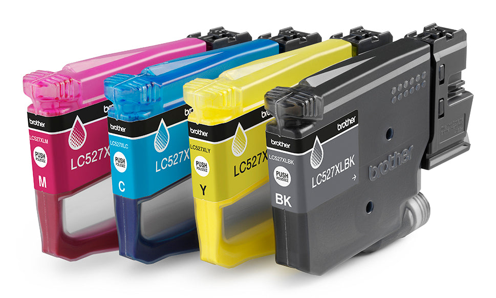 Brother LC527XLVAL cartucho de tinta 4 pieza(s) Original Alto rendimiento (XL) Negro, Cian, Magenta, Amarillo (4)