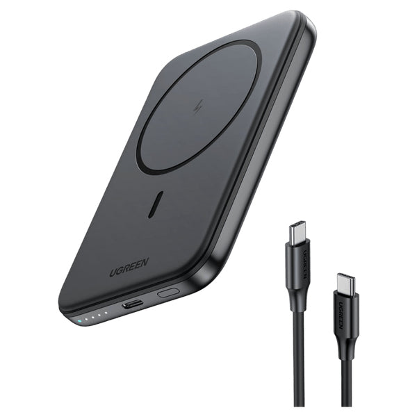 Ugreen 25207 batería externa 5000 mAh Cargador inalámbrico Negro