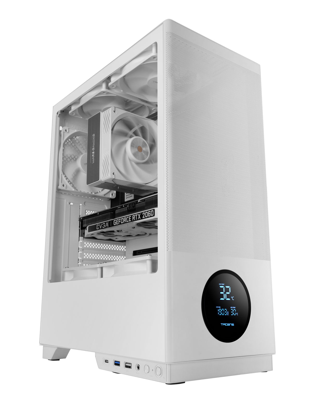 Tacens 2SAGITTA20W carcasa de ordenador Midi Tower Blanco (3)