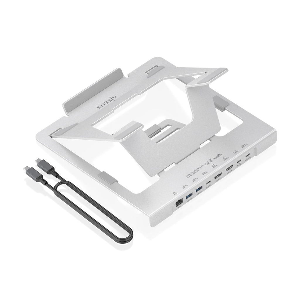 AISENS ASUC-7P046-GR soporte para ordenador portátil Soporte para ordenador portátil y tableta 40,6 cm (16") (2)