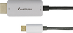 Cable USB tipo C m. - HDMI m. 2 m negro