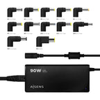 AISENS ASLC-90WAUTO-BK adaptador e inversor de corriente Interior 90 W Negro (6)