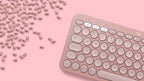 Logitech Pebble Keys 2 K380s teclado Universal Bluetooth QWERTY Internacional de EE.UU. Rosa (8)