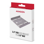 Axagon RHD-125B Halterahmen für 1x 2.5\" im 3.5\" Slot - grau Gris Metal (8)