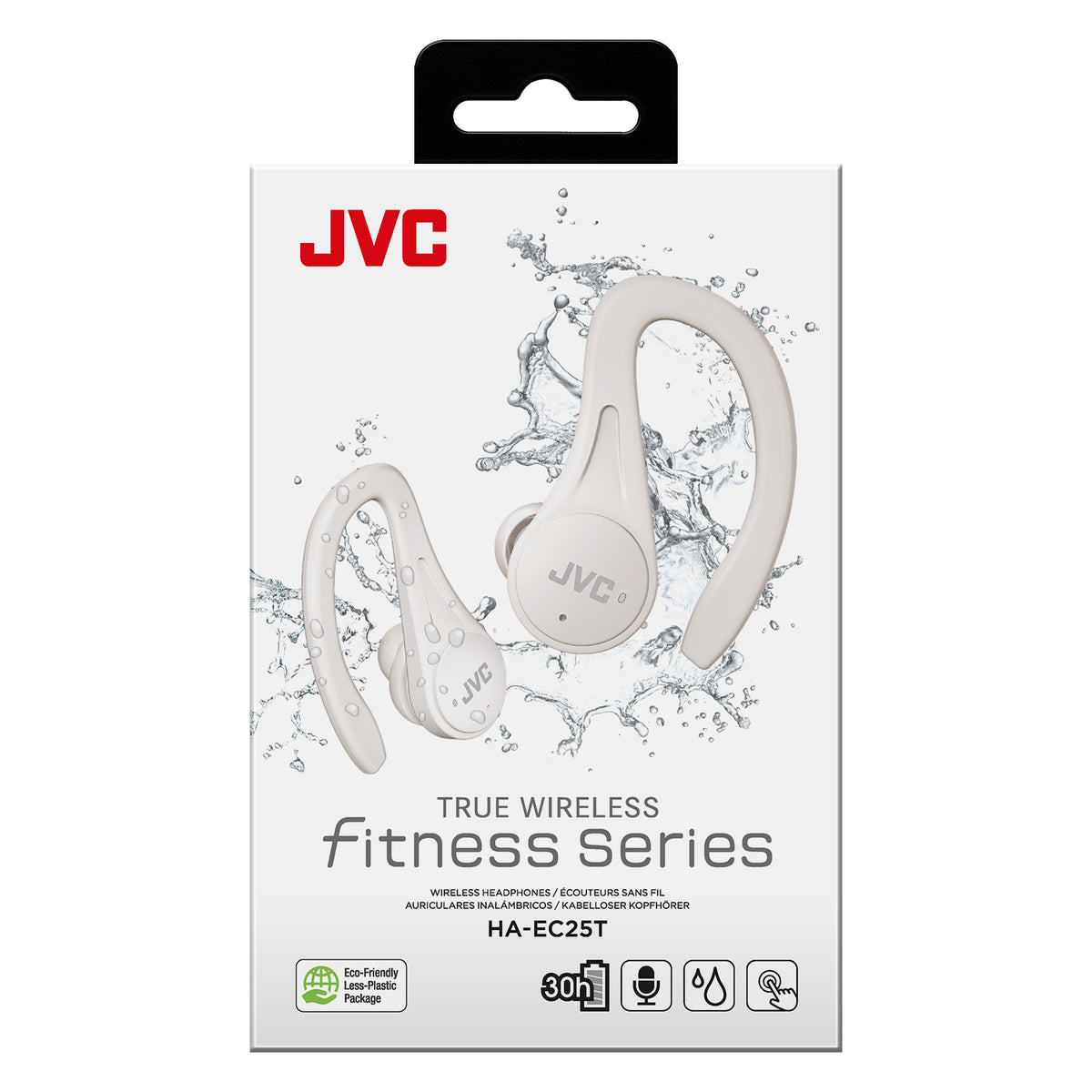 JVC HA-EC25T Auriculares True Wireless Stereo (TWS) gancho de oreja, Dentro de oído Llamadas/Música Bluetooth Blanco (7)
