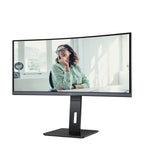 AOC CU34P3CV pantalla para PC 86,4 cm (34") 3440 x 1440 Pixeles UltraWide Quad HD LED Negro (8)