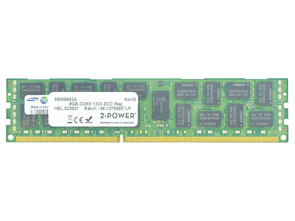 2-Power MEM8552A módulo de memoria 8 GB 1 x 8 GB DDR3L 240-pin DIMM ECC