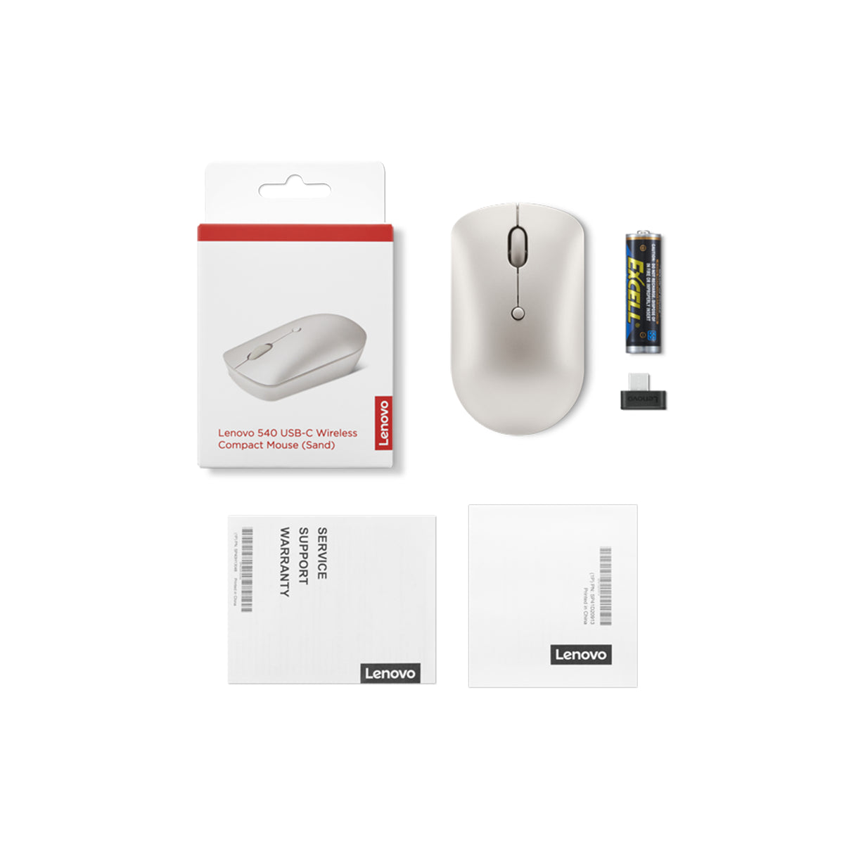 Lenovo 540 ratón Oficina Ambidextro RF inalámbrico Óptico 2400 DPI (7)
