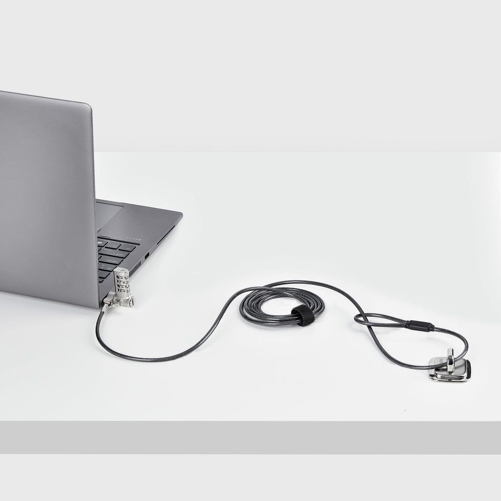 StarTech.com UNIVCS-LAPTOP-LOCK cable antirrobo Negro, Plata (8)
