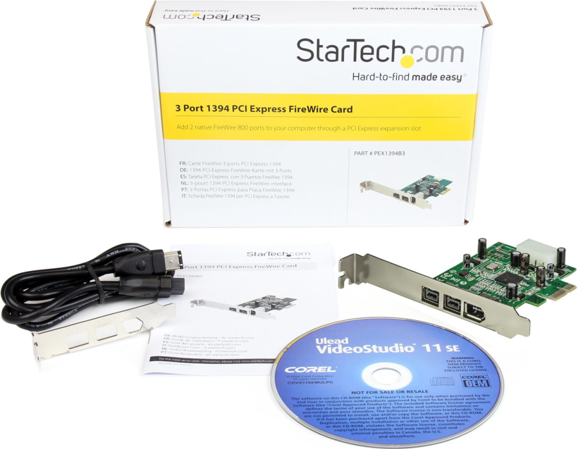 Startech PEX1394B3 - 1x FireWire 400 6 pines Hembra (4)