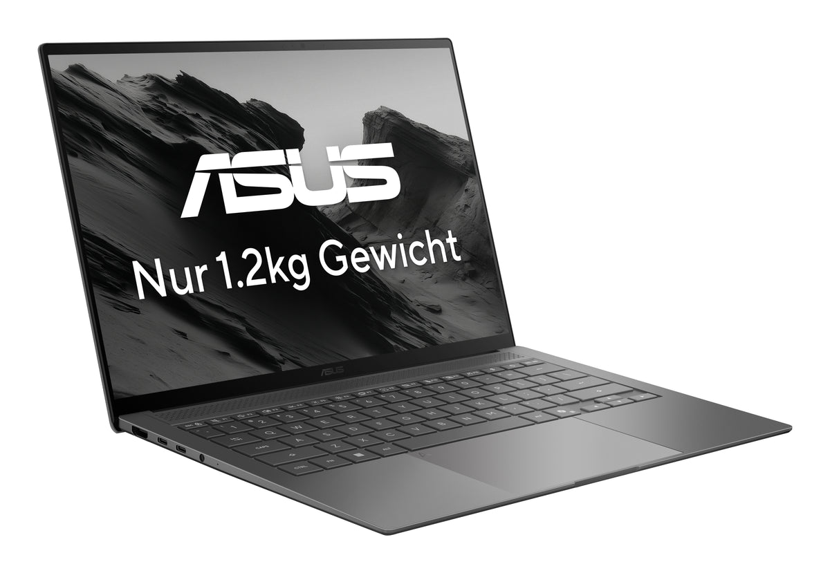 ASUS Zenbook S14 UX5406AA-SU207W Copilot+ PC Intel Core Ultra 9 386H Portátil 35,6 cm (14") Pantalla táctil 3K 32 GB LPDDR5x-SDRAM 1 TB SSD Wi-Fi 7 (802.11be) Windows 11 Home Gris QWERTZ Alemán (3)