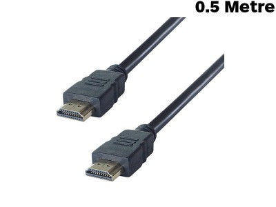 connektgear 0.5m HDMI V2.0 4K UHD Connector Cable Male Gold (2)