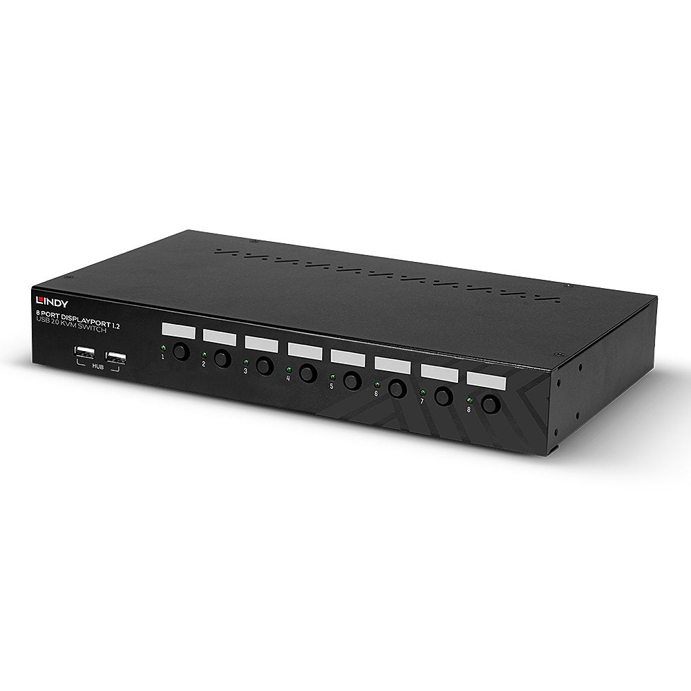 Lindy 39540 interruptor KVM Montaje en rack Negro (6)