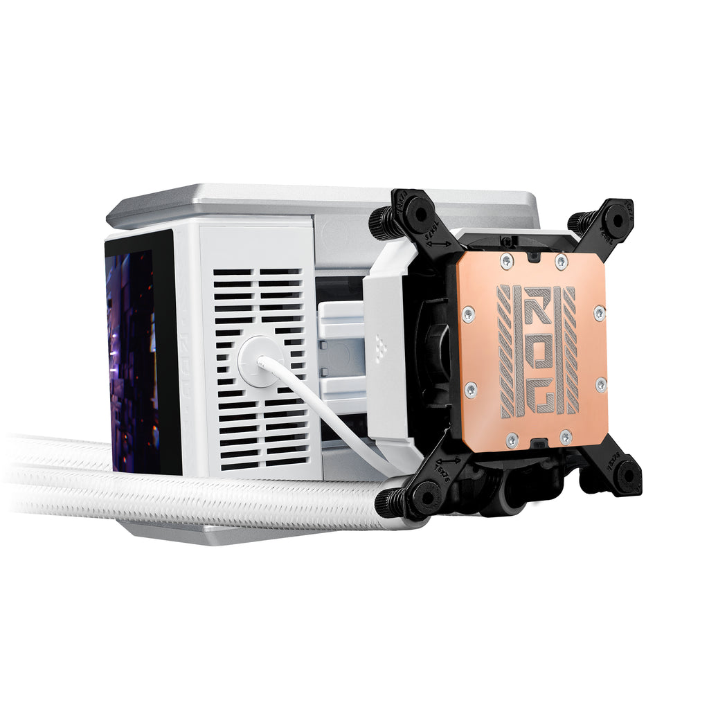 ASUS ROG RYUO IV 360 ARGB WHT Procesador Sistema de refrigeración líquida todo en uno 12 cm Blanco (5)