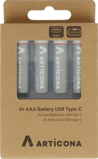 Pila AAA ARTICONA USB tipo C 4 uds. (3)