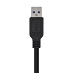 AISENS A105-0446 cable USB USB 3.2 Gen 1 (3.1 Gen 1) 1 m USB A 5 Gbit/s (3)