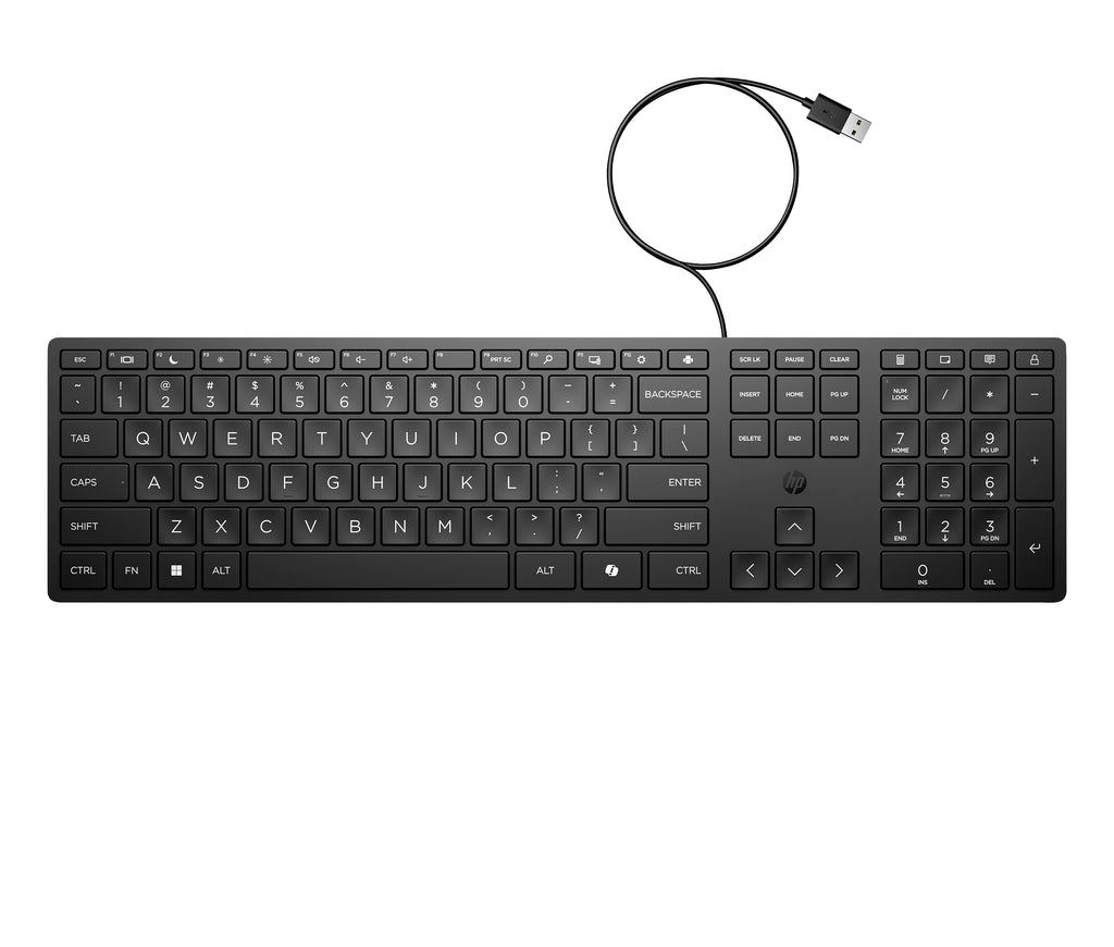 HP 9SR37UT#AC0 teclado Oficina USB Negro (5)