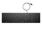 HP 320K Wired Keyboard teclado Oficina USB Negro (5)