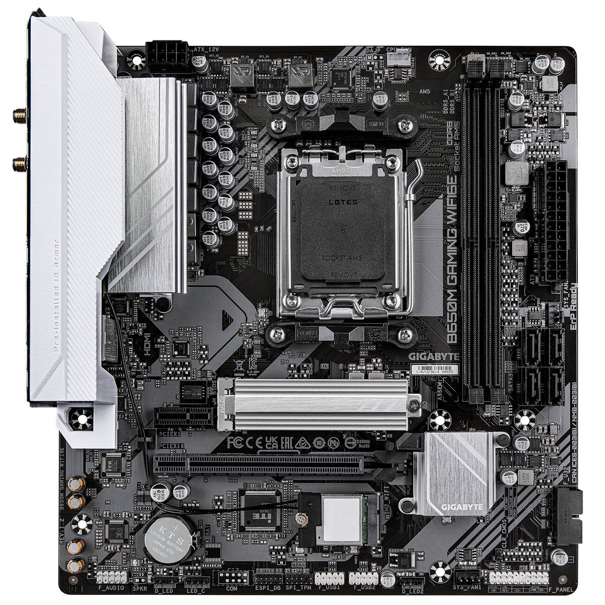 GIGABYTE B650M GAMING WIFI6E placa base AMD B650 Zócalo AM5 micro ATX (3)
