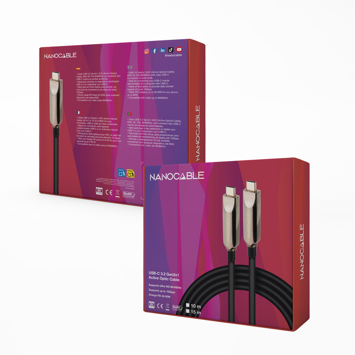Nanocable 10.01.4615 cable USB USB 3.2 Gen 2 (3.1 Gen 2) USB C 10 Gbit/s (9)