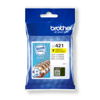 Brother LC-421Y cartucho de tinta 1 pieza(s) Original Amarillo (2)