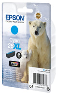 Epson C13T26324012 - 8.7 ml, XL, cián, original, blíster, cartucho de tinta