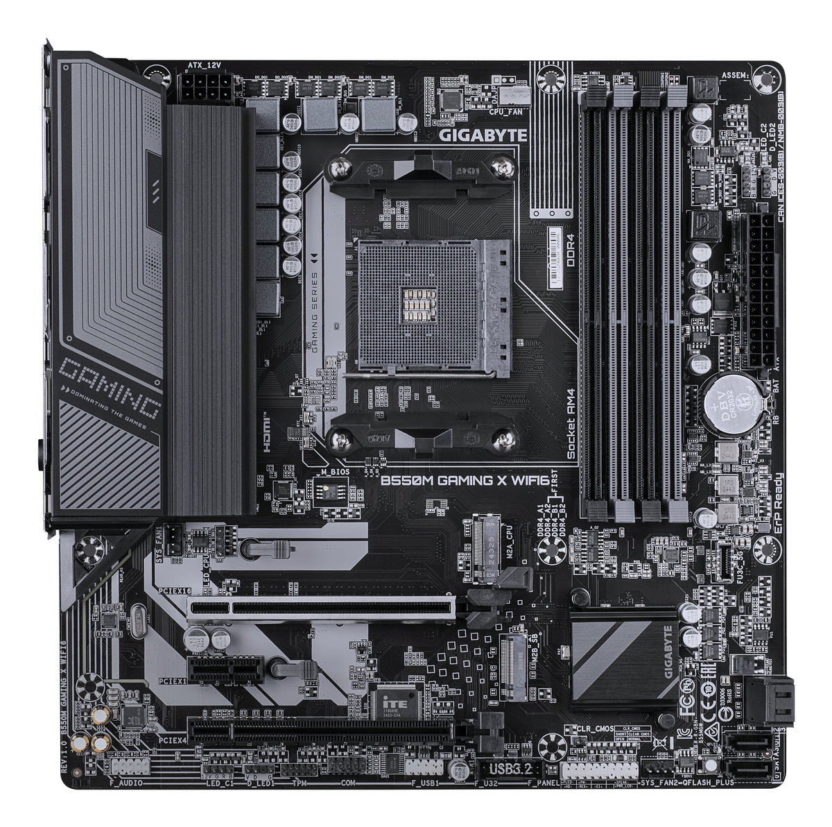 GIGABYTE B550M GAMING X WIFI6 placa base AMD B550 Zócalo AM4 micro ATX (3)