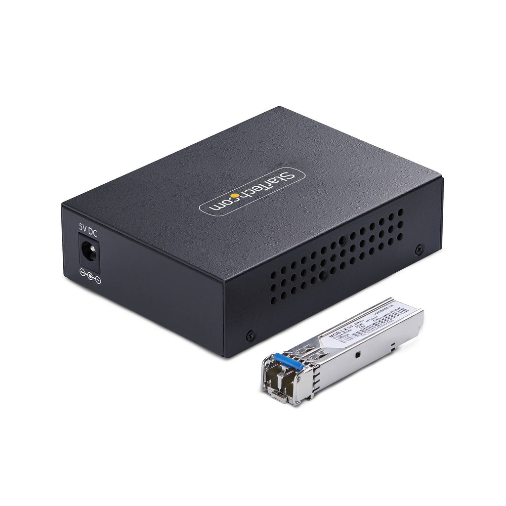 StarTech.com MCM1110SMLC40 convertidor de medio 2000 Mbit/s 1310 nm Negro (2)