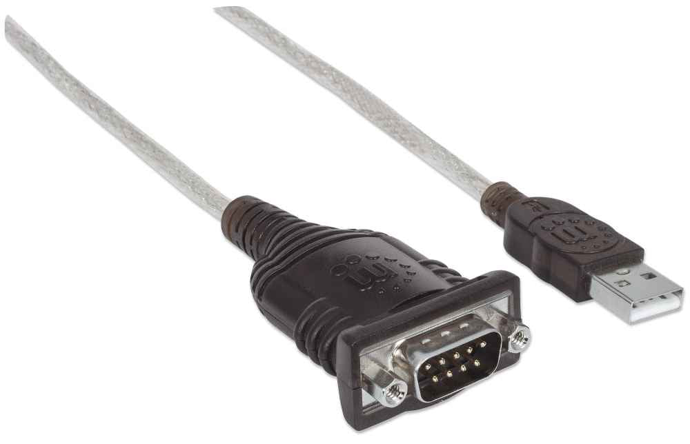 Manhattan 151849 cable de serie Negro 1,8 m Serial/COM/RS232/DB9 (2)