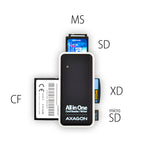 Axagon CRE-X1 lector de tarjeta USB 2.0 Negro, Blanco (9)
