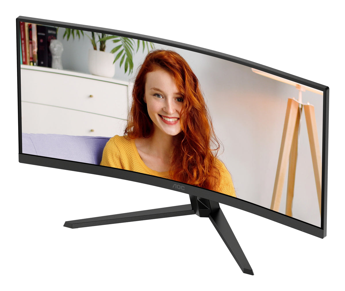 AOC B3 CU34B3E pantalla para PC 86,4 cm (34") 3440 x 1440 Pixeles Wide Quad HD LED Negro (9)