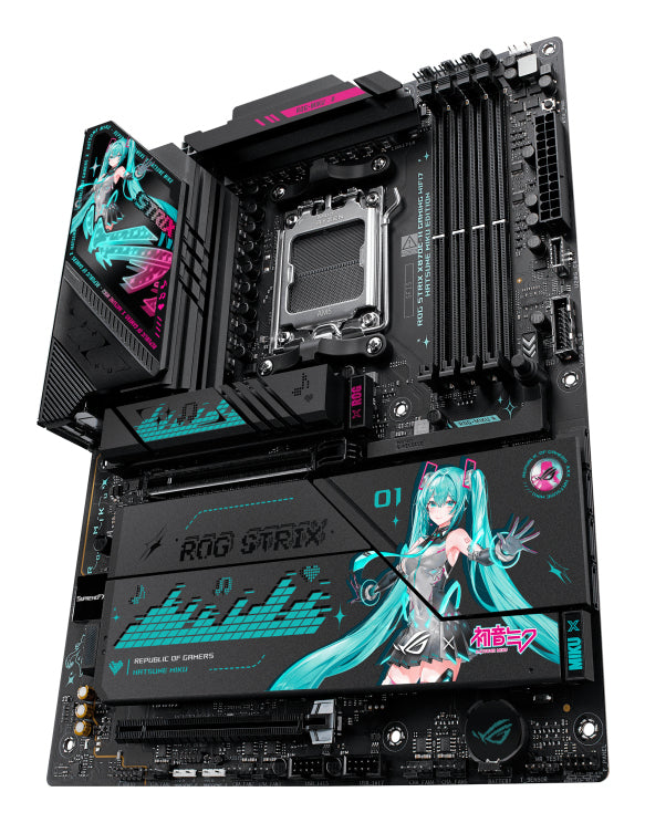 ASUS ROG STRIX X870E-H GAMING WIFI7 HATSUNE MIKU EDITION AMD X870E Zócalo AM5 ATX (5)