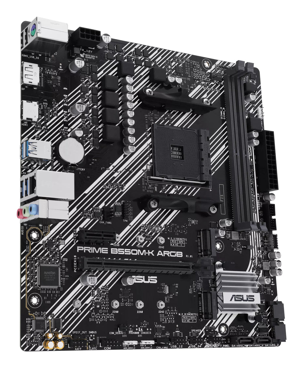 ASUS PRIME B550M-K ARGB AMD B550 Zócalo AM4 micro ATX (5)